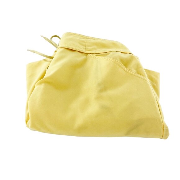 Izod Ladies Yellow Skort With Tie Waist & Pocket Design Size 4 Golf Tennis Skirt - Picture 7 of 10